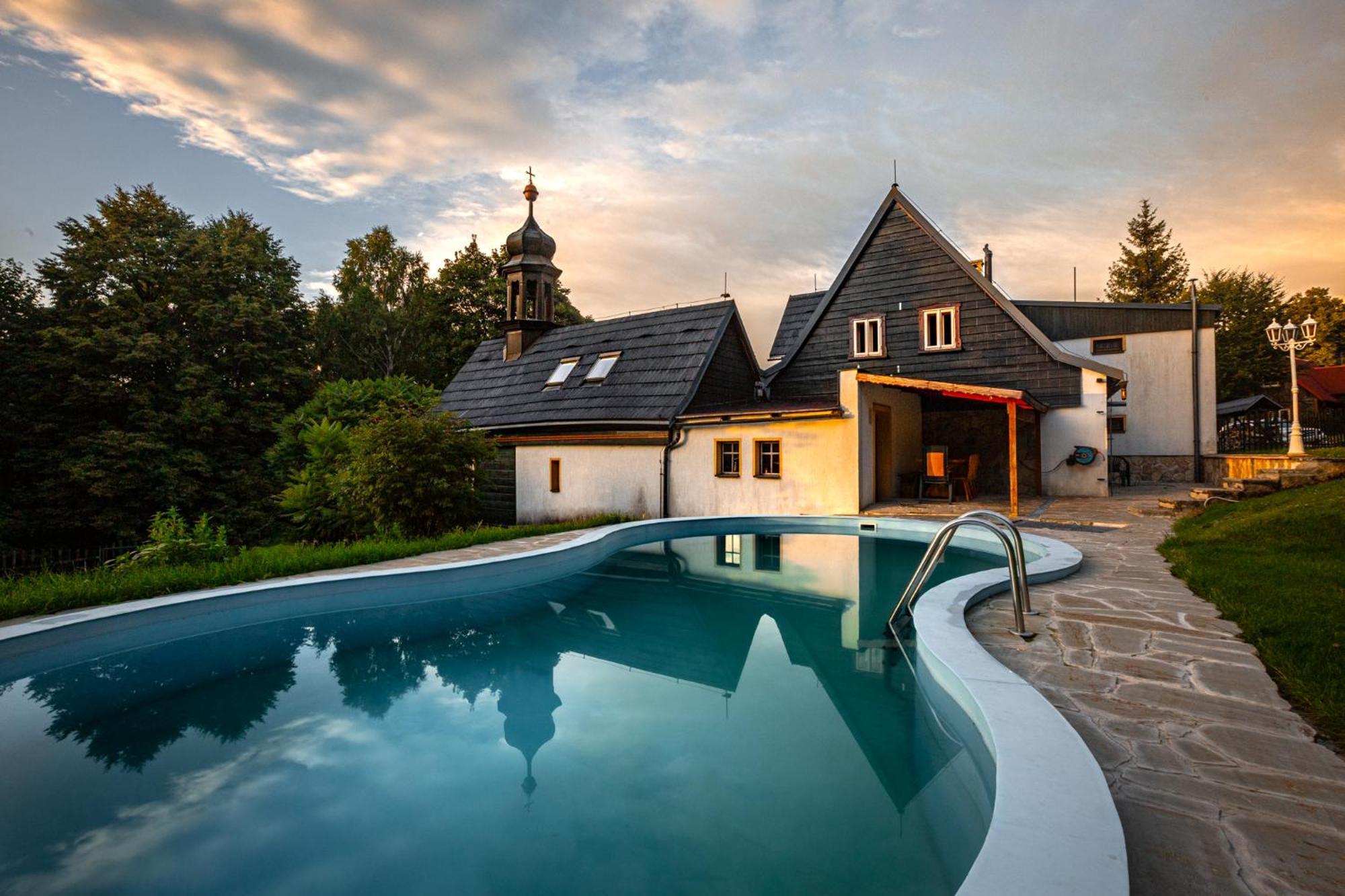 Chata Zvonecek Jiřetín pod Jedlovou Exterior foto